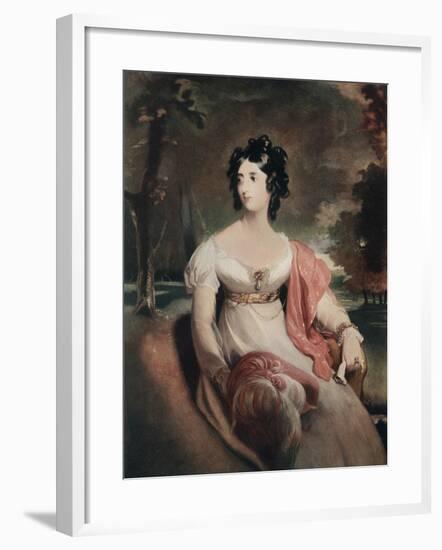 Lady Peel, Early 19th Century-C Coppier-Framed Giclee Print