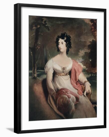 Lady Peel, Early 19th Century-C Coppier-Framed Giclee Print