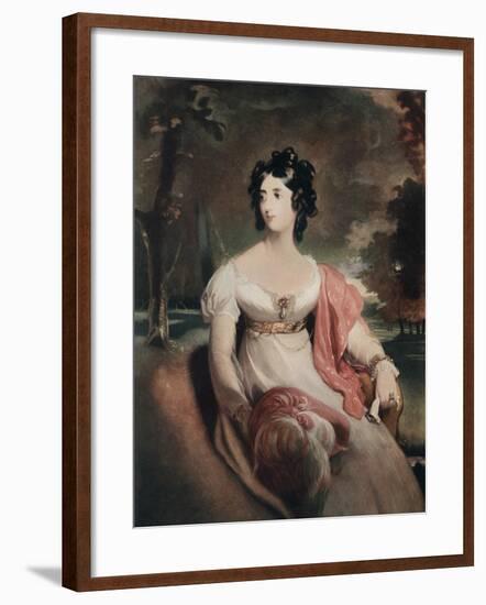 Lady Peel, Early 19th Century-C Coppier-Framed Giclee Print