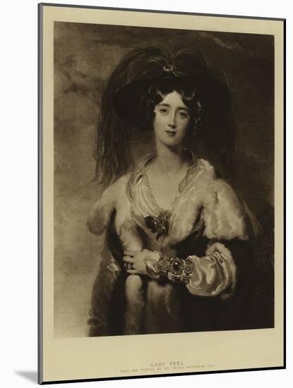 Lady Peel-Thomas Lawrence-Mounted Giclee Print