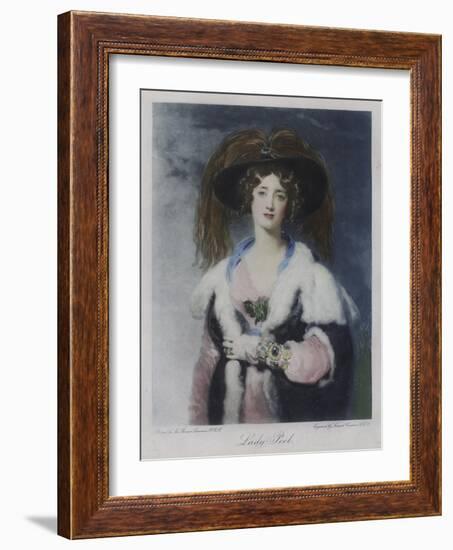 Lady Peel-Thomas Lawrence-Framed Giclee Print