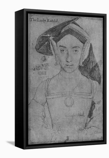 'Lady Ratcliffe', c1532-1543 (1945)-Hans Holbein the Younger-Framed Premier Image Canvas