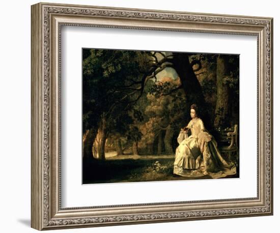 Lady Reading in a Park, circa 1768-70-George Stubbs-Framed Giclee Print