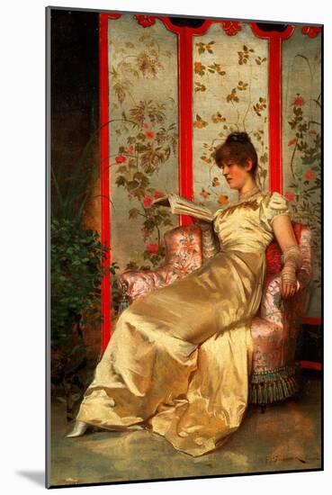 Lady Reading-Joseph Frederic Soulacroix-Mounted Giclee Print
