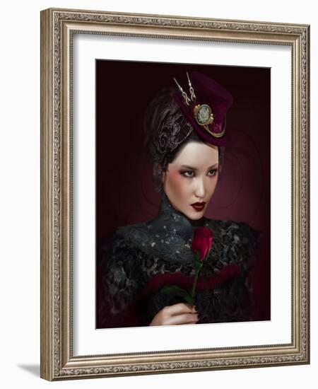 Lady Rose-Atelier Sommerland-Framed Art Print