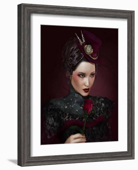 Lady Rose-Atelier Sommerland-Framed Art Print