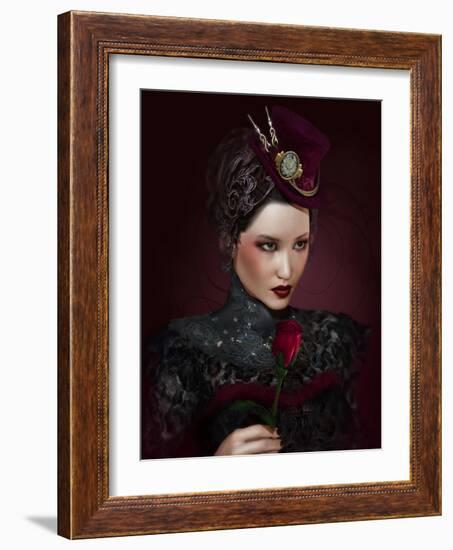 Lady Rose-Atelier Sommerland-Framed Art Print