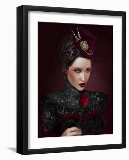 Lady Rose-Atelier Sommerland-Framed Art Print