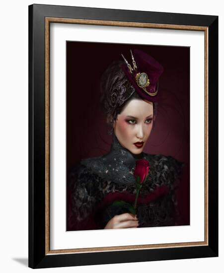 Lady Rose-Atelier Sommerland-Framed Art Print