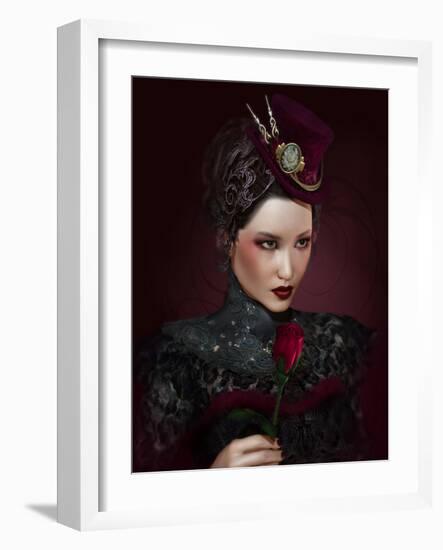 Lady Rose-Atelier Sommerland-Framed Art Print