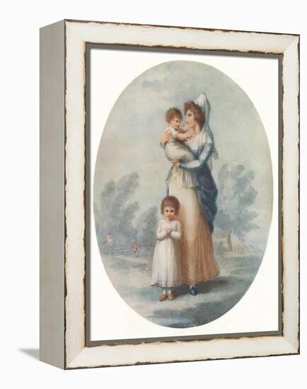 'Lady Rushout and Children', c1795-Charles Knight-Framed Premier Image Canvas