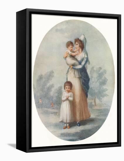 'Lady Rushout and Children', c1795-Charles Knight-Framed Premier Image Canvas