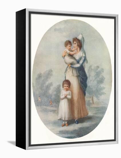 'Lady Rushout and Children', c1795-Charles Knight-Framed Premier Image Canvas