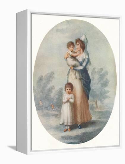 'Lady Rushout and Children', c1795-Charles Knight-Framed Premier Image Canvas