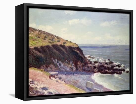 Lady's Cove - Langland Bay - Morning. 1897-Alfred Sisley-Framed Premier Image Canvas