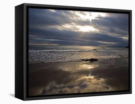 Lady's Cove, the Copper Coast, County Waterford, Ireland-null-Framed Premier Image Canvas