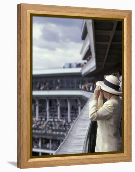 Lady's Hats, Derby Day at Churchill Downs Race Track, Louisville, Kentucky, USA-Michele Molinari-Framed Premier Image Canvas