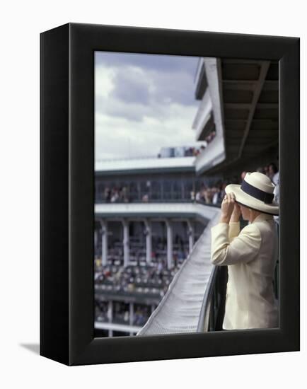 Lady's Hats, Derby Day at Churchill Downs Race Track, Louisville, Kentucky, USA-Michele Molinari-Framed Premier Image Canvas