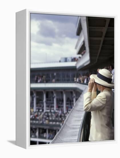Lady's Hats, Derby Day at Churchill Downs Race Track, Louisville, Kentucky, USA-Michele Molinari-Framed Premier Image Canvas