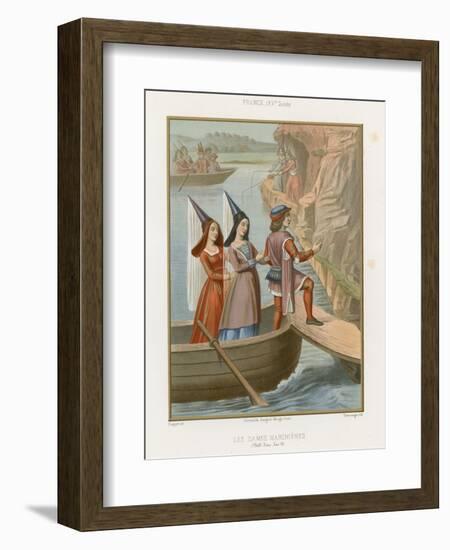 Lady Sailors-null-Framed Giclee Print