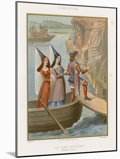 Lady Sailors-null-Mounted Giclee Print