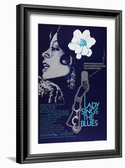 Lady Sings the Blues, 1972-null-Framed Premium Giclee Print