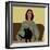 Lady Sitting with Black Cat.-Sharyn Bursic-Framed Photographic Print