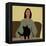 Lady Sitting with Black Cat.-Sharyn Bursic-Framed Premier Image Canvas
