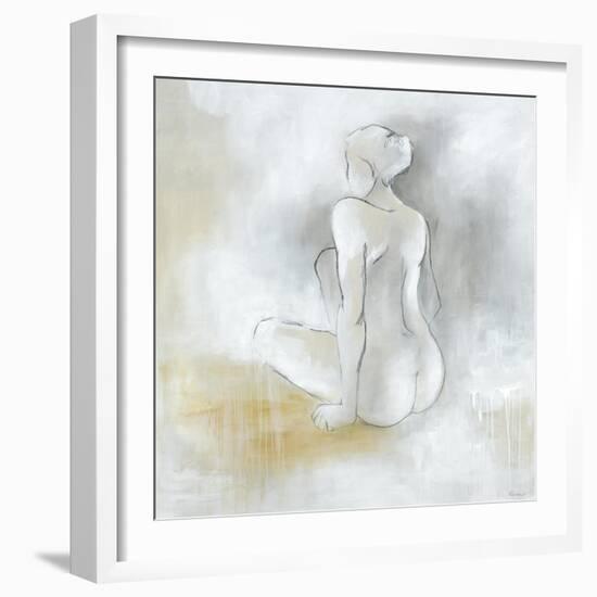 Lady Sitting-Rikki Drotar-Framed Giclee Print