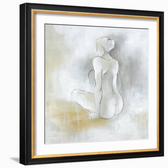 Lady Sitting-Rikki Drotar-Framed Giclee Print