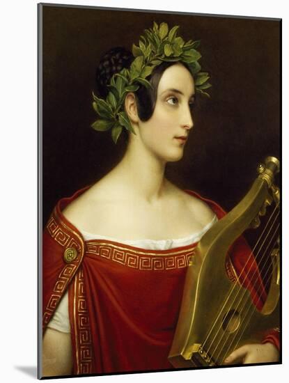 Lady Theresa Spence in Role of Sappho, 1837-Joseph Karl Stieler-Mounted Giclee Print