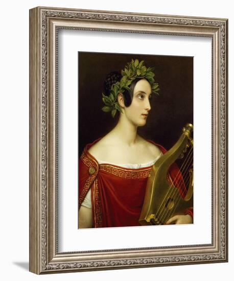 Lady Theresa Spence in Role of Sappho, 1837-Joseph Karl Stieler-Framed Giclee Print