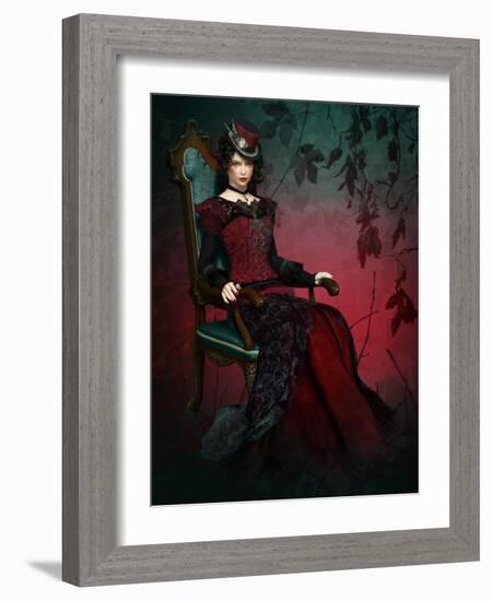 Lady Vlada Portrait-Atelier Sommerland-Framed Art Print