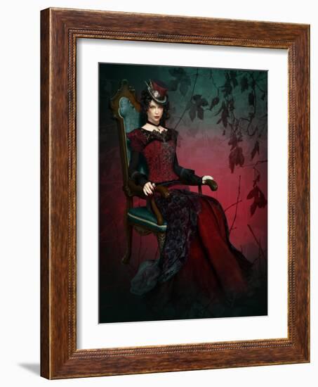 Lady Vlada Portrait-Atelier Sommerland-Framed Art Print