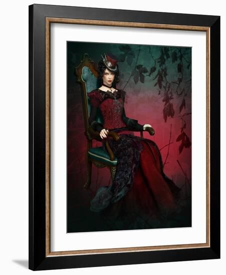 Lady Vlada Portrait-Atelier Sommerland-Framed Art Print