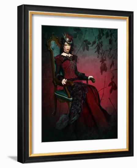 Lady Vlada Portrait-Atelier Sommerland-Framed Art Print