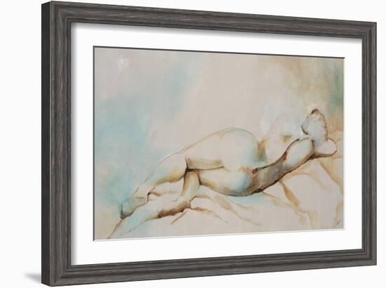 Lady Waiting-Rikki Drotar-Framed Giclee Print