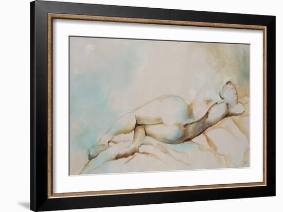 Lady Waiting-Rikki Drotar-Framed Giclee Print