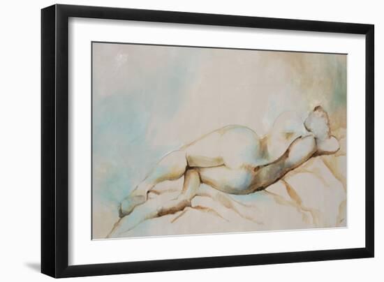 Lady Waiting-Rikki Drotar-Framed Giclee Print