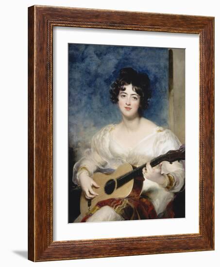 Lady Wallscourt, 1825-Thomas Lawrence-Framed Giclee Print