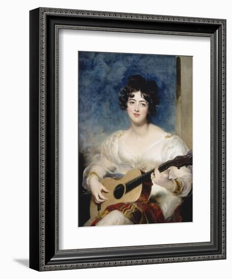 Lady Wallscourt, 1825-Thomas Lawrence-Framed Giclee Print