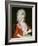 Lady Wearing a Large White Cap, c.1780-American School-Framed Giclee Print