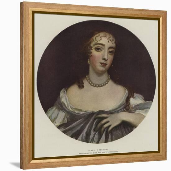 Lady Whitmore-Sir Peter Lely-Framed Premier Image Canvas