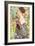 Lady with a Fan-Gustav Klimt-Framed Premium Giclee Print