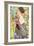 Lady with a Fan-Gustav Klimt-Framed Art Print