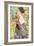 Lady with a Fan-Gustav Klimt-Framed Art Print