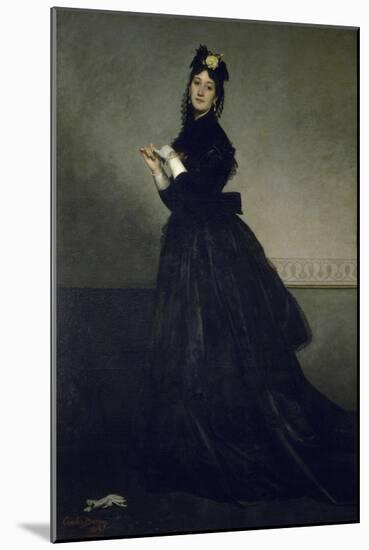 Lady with a Glove1869-Charles Émile Carolus-Duran-Mounted Giclee Print