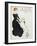 Lady with a Greyhound, Illustration from 'Jugend', 1906-German School-Framed Giclee Print