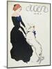 Lady with a Greyhound, Illustration from 'Jugend', 1906-German School-Mounted Giclee Print