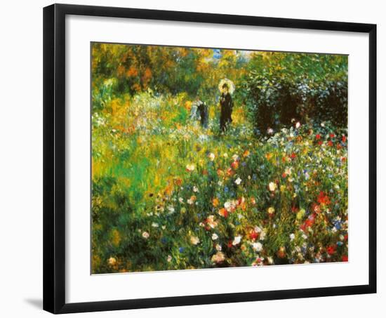 Lady with a Parasol, c.1875-Pierre-Auguste Renoir-Framed Art Print